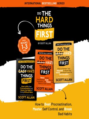 cover image of Do the Hard Things First, Volume 1